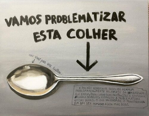 Let's problematize this spoon. Gabriel Grecco