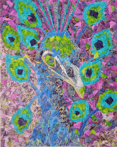 Abstract Peacock Lucy Peterson Watkins