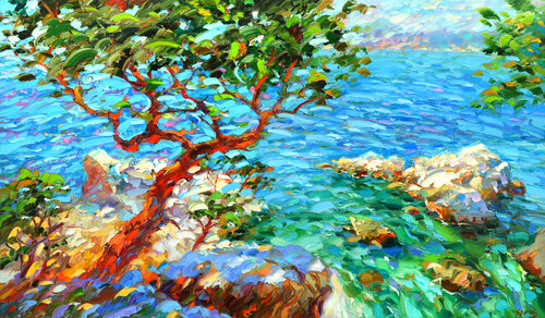 The view of the azure Bay # 2 Dmitry Spiros