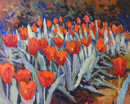 Tulips in the Garden Suren Nersisyan