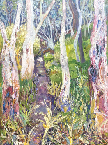 GUM TREES AND WATTLE BY THE CREEK Maureen Finck