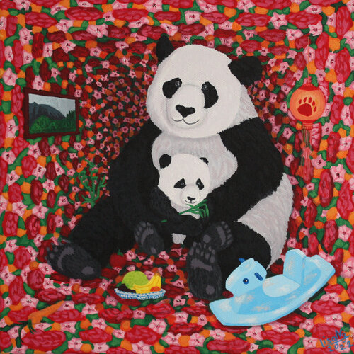 Panda Flowers Lisa Ng