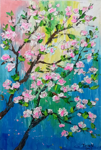 Spring (  90 x 67 cm) Le Anh Tuan Le Anh