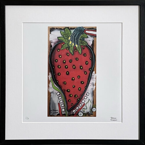 Limited Edt. Art Print – YUMMY STRAWBERRY Frank Willems