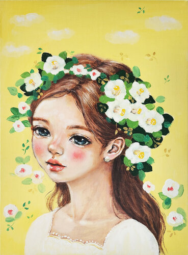White Camellia girl in Lemon Eury (Yeahgean) Kim