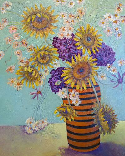 Flowers Charleston in a Vase. Svetlana Barker