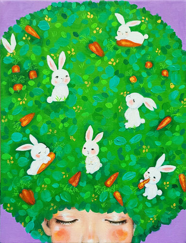 Manifestation Rabbits and carrots Eury (Yeahgean) Kim