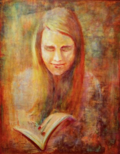 Alexandra reading Gosia Ornowska