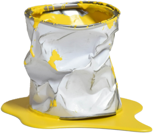 Le vieux pot de peinture jaune - 323 Yannick Bouillault